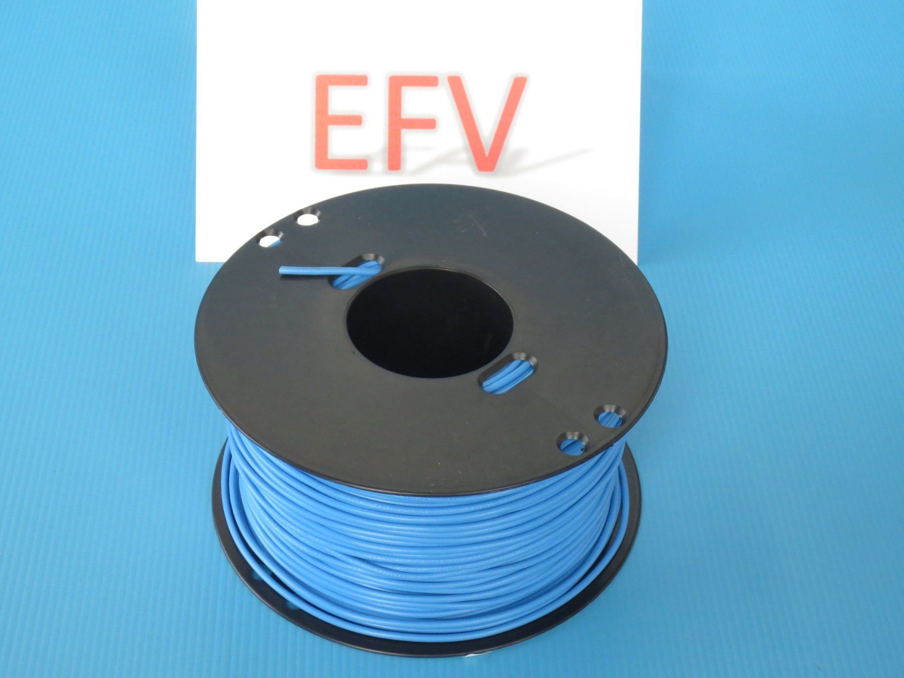 Cavi: 15 Meter T-Litze 1,5mm2 hellblau Meterware – Nuovo e nell'imballaggio originale da Sulz LU venduto da Elektrofachverkauf