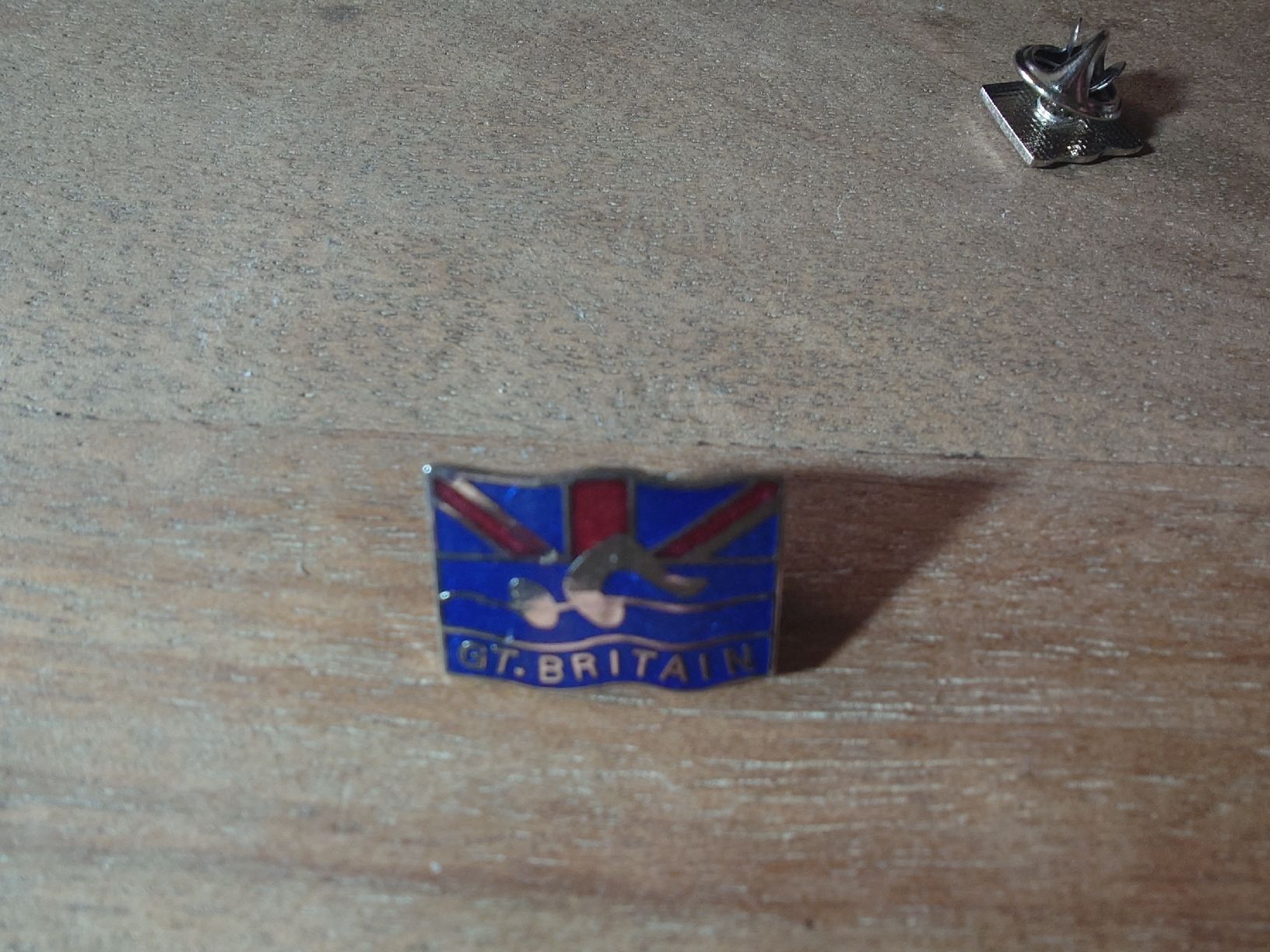 Placchette & Badge: pin's fédération natation great britain – Usato da Genève venduto da arnoo 3