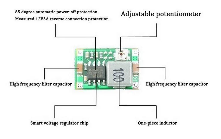 Elektronikbauteile: Arduino Mini Power Supply Modul 1.3A – Neu und originalverpackt aus Sursee von  4