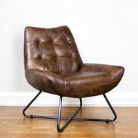 Leder Design-Sessel, Komfort und Modernität vereint