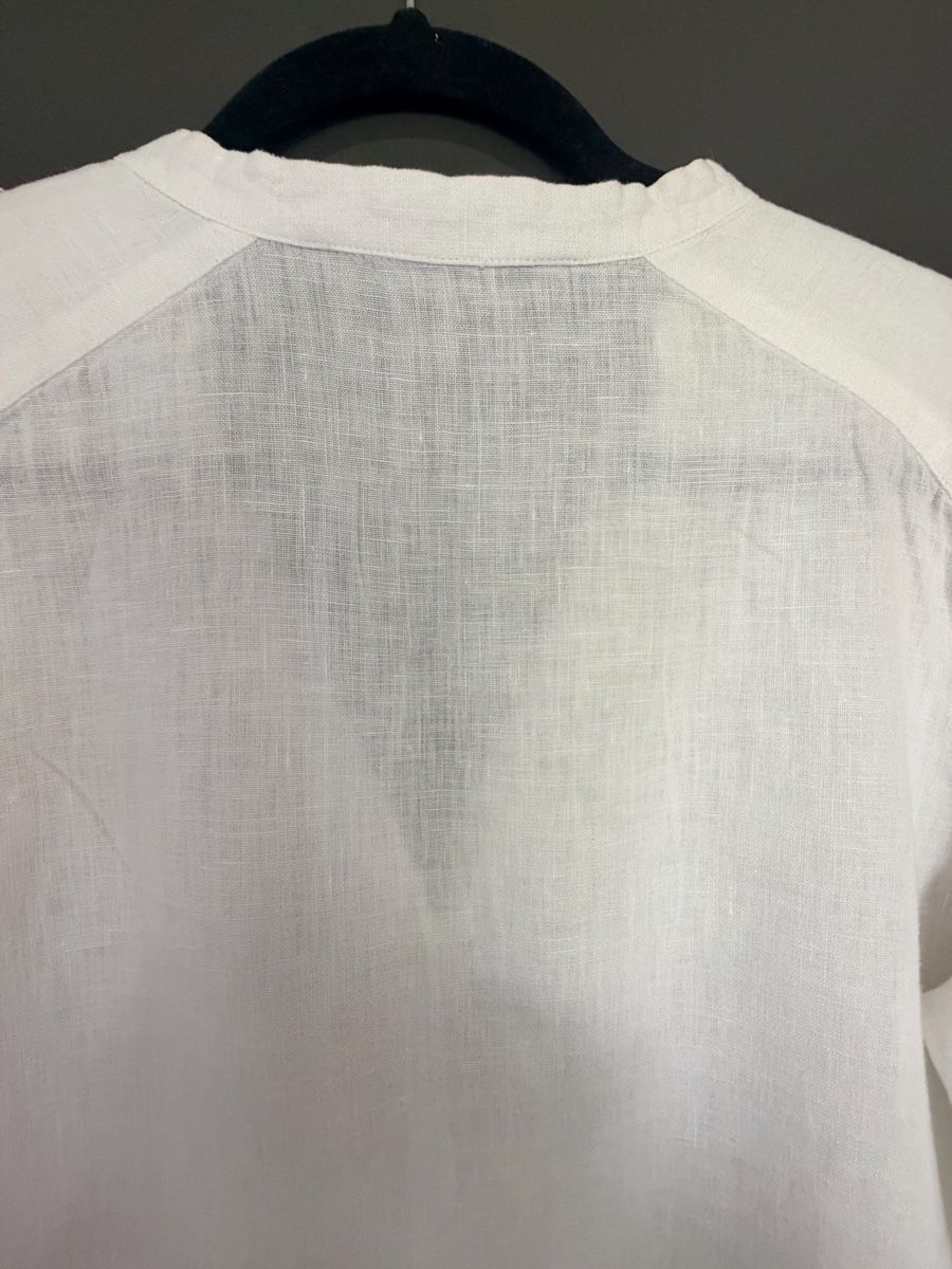 Max Mara Camicette: Camicia in lino bianco Max Mara – Usato da Lugano venduto da fer_ckb9 3
