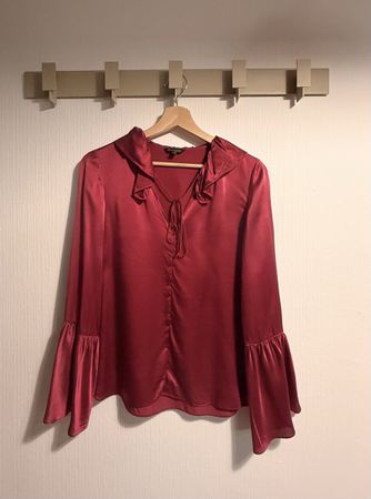 Chemise Massimo Dutti Rose Fushia en soie T.34