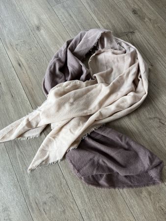 Hemisphere Kaschmir Schal XXL braun beige tönen