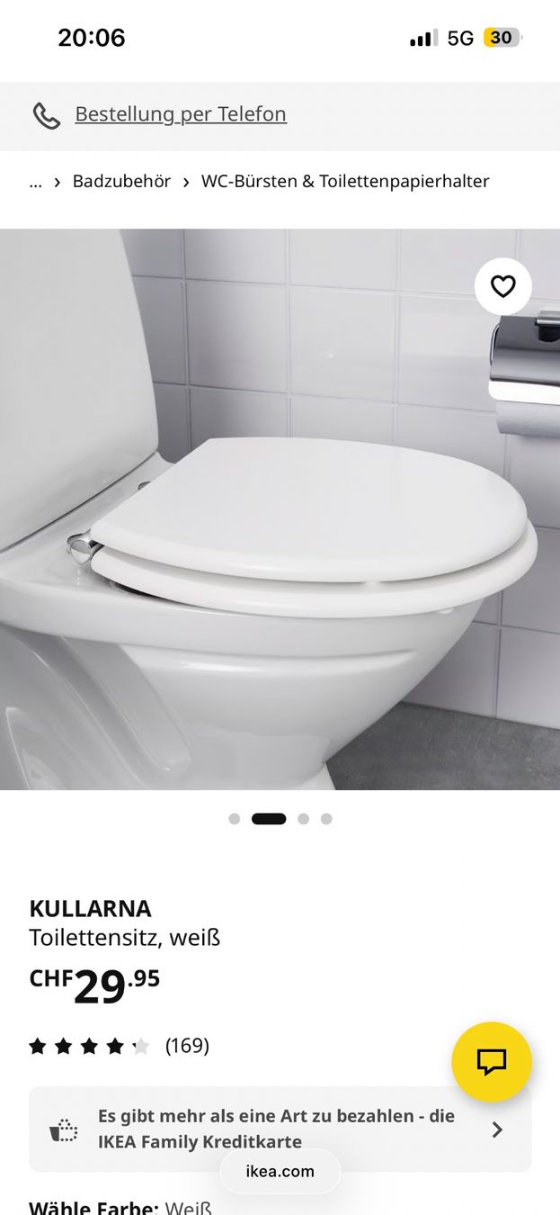 WC: Wc sitz IKEA neu – Nuovo e nell'imballaggio originale da Basel venduto da tam_m9rw 2