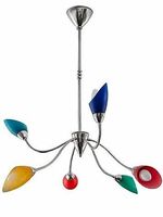Aussergewöhnliche Design-Deckenlampe  bunt & verstellbar