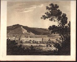 Schinznach Bad Neujahrsblatt mit Ansicht 1815