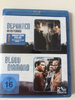 DEPARTED / BLOOD DIAMOND. (Bluray) . Leonardo Di Caprio