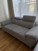 Sofa 2 seater with adjustable headrest & armrests 