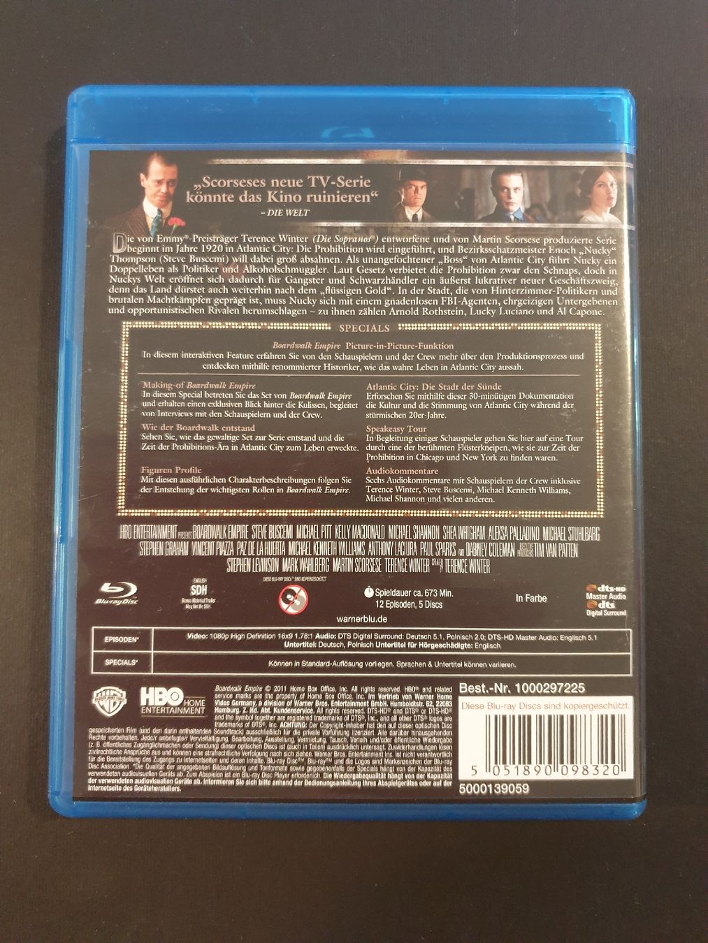 Tutti i DVDs: Boardwalk Empire Staffel 1 Blu-ray – Usato da Steffisburg venduto da Blue_bj5g 1