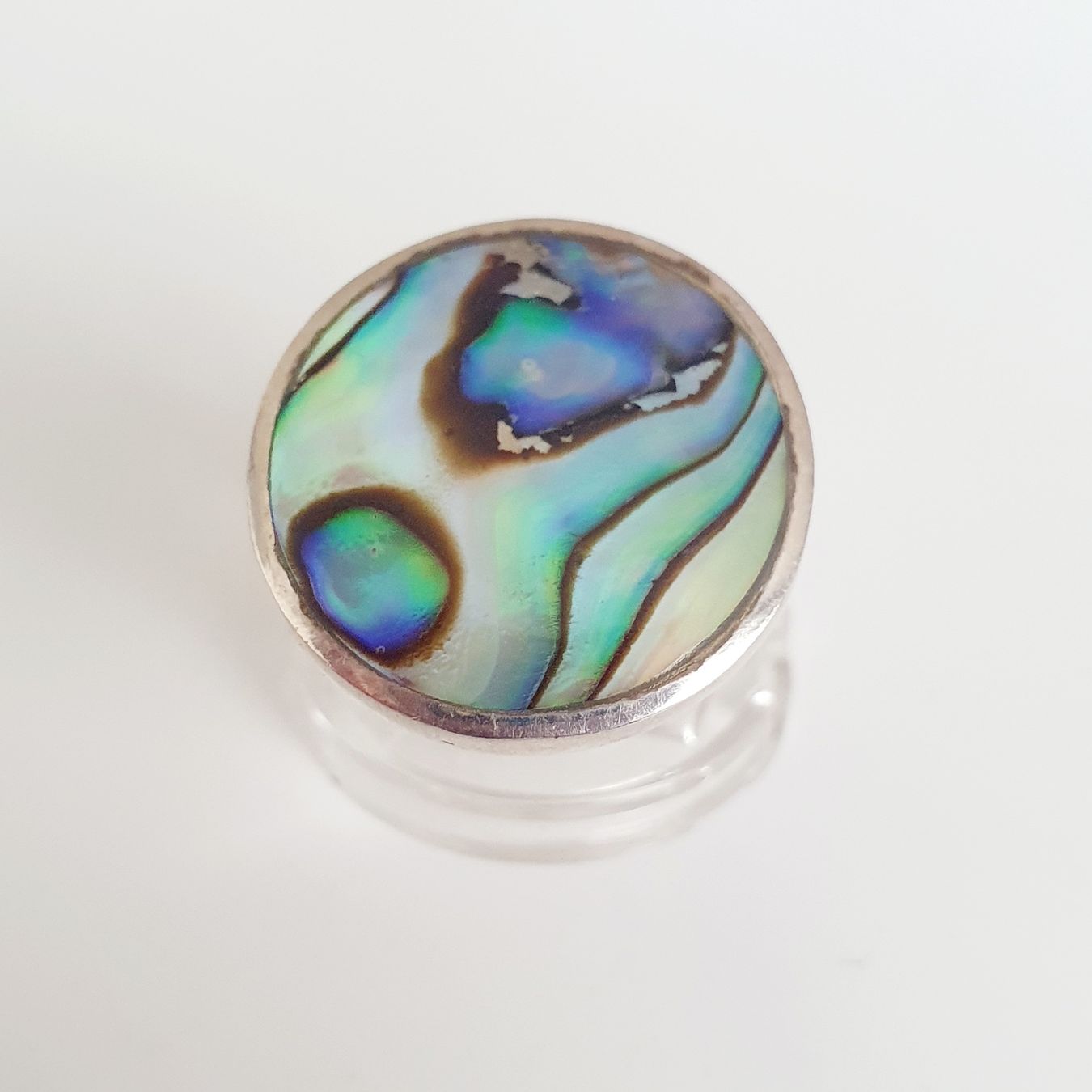 Anelli: Ring Silber mit Abalone Grösse 17.8 mm 925 Silber – Usato da Kreuzlingen venduto da Wunderkiste123 7