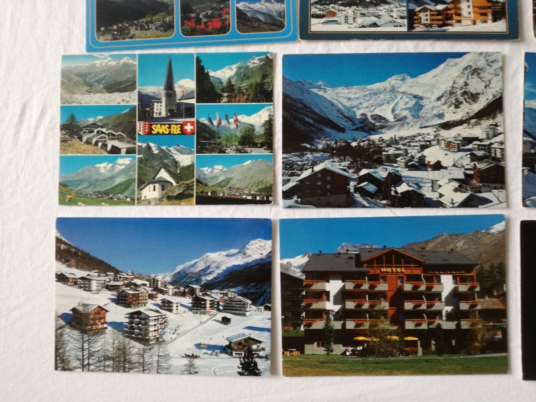 Cartes postales: 16 AK Ansichtskarten Saas Fee – D'occasion à Zürich par Tolima194 3