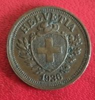 1 RAPPEN JAHR 1936 - SCHWEIZ
