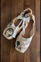 Ballettschuhe Ballerinas verziert vintage Stil 