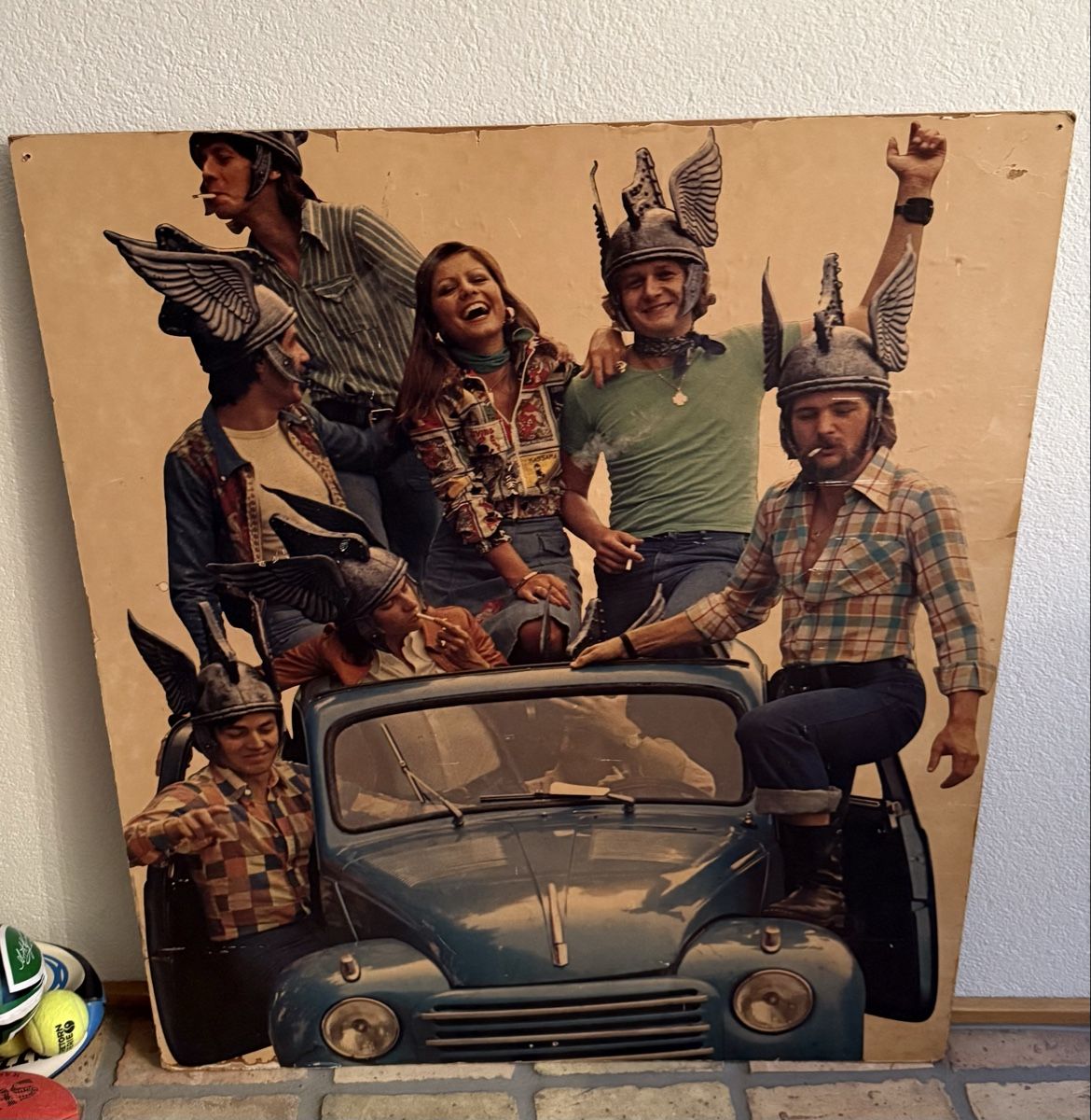Poster & Bilder: Cooles Vintage Poster GAULOISES – Gebraucht aus Zürich von Mothai