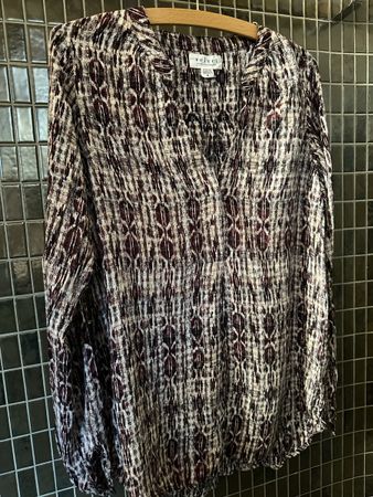 Velvet Bluse Grösse M