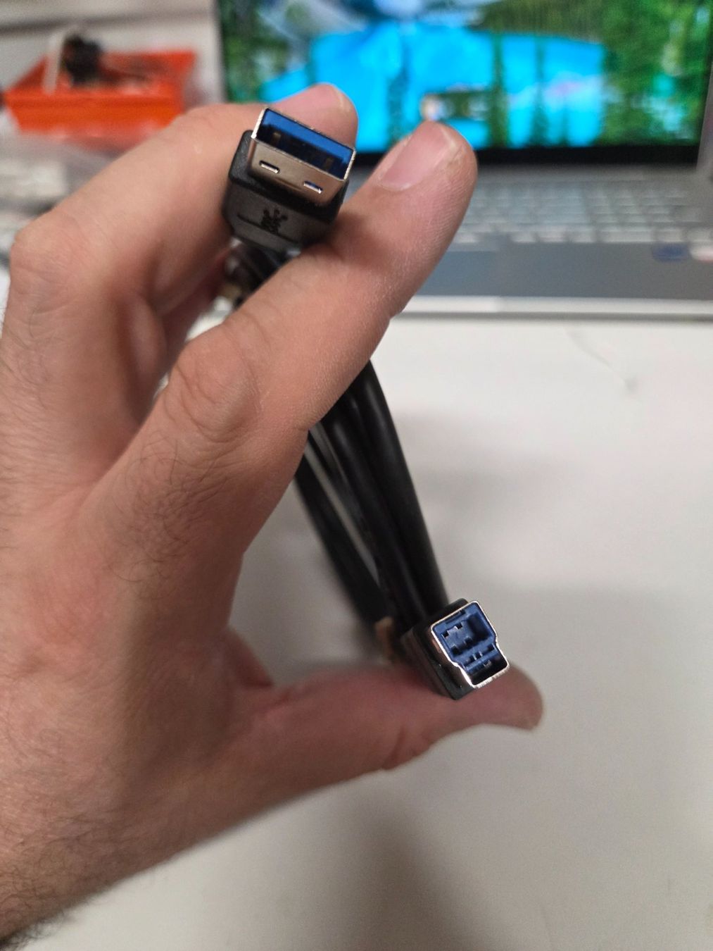 Kabel: USB 3.0 Typ A Stecker an B Stecker Kabel 1.8m – Neu (gemäss Beschreibung) aus Zürich von eymen20