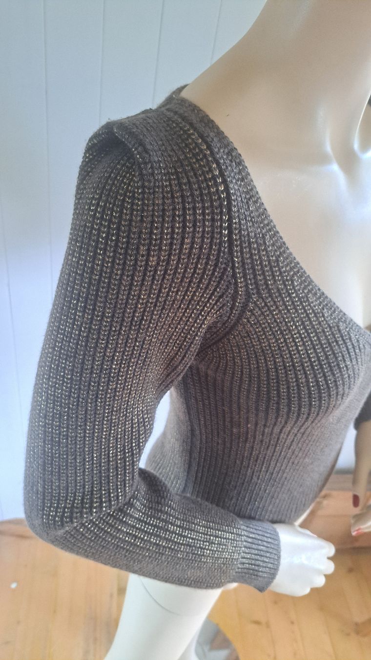 Kookai Maglioni & Felpe: KOOKAÏ Rippstrick Pullover y2k VtG Strickpullover Merino S 2 – Usato da Mollis venduto da Fauchi99 2