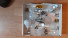 Diverse Glühlampen E27 230 V 14 Stück