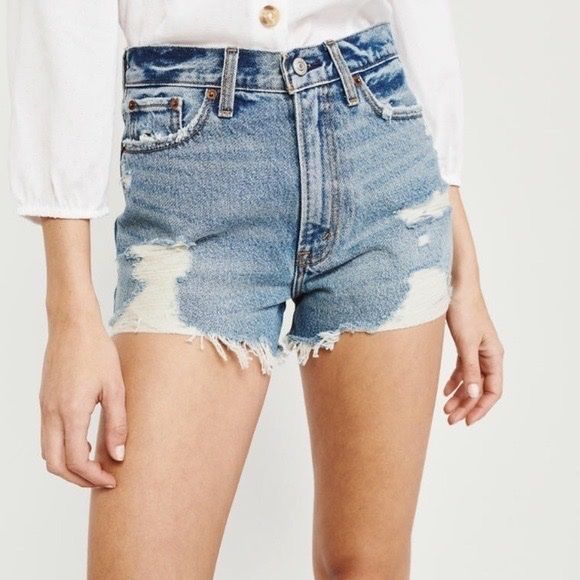 annie high rise shorts