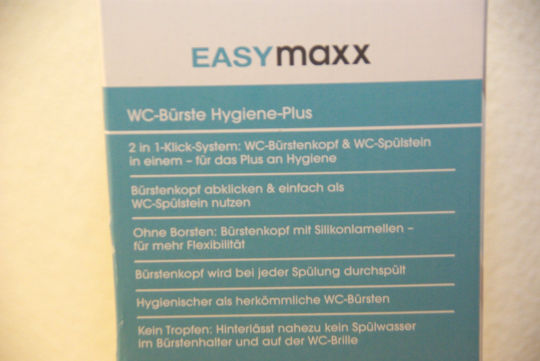 Altri accessori per il bagno: WC Bürste Hygiene Plus - EasyMaxx, in OVP – Nuovo e nell'imballaggio originale da Herisau venduto da Cevianer1844 4