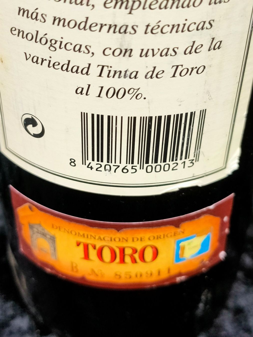 Vins: TORO BARDALES 1996 – Neuf (Voir description) à Genève par Leboucheoreilles 5
