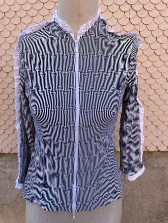 Uniques RAYURE PARIS Jäckchen / Bluse Gr. 40