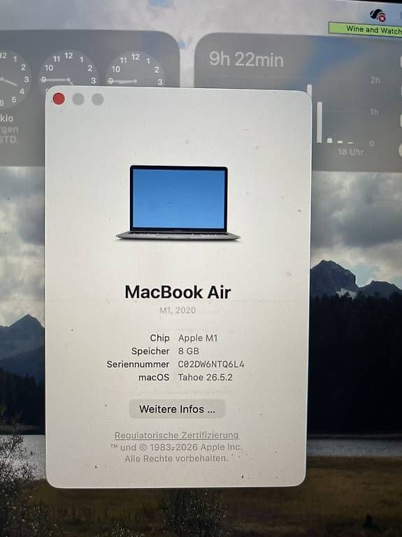 Portables: Apple MacBook Air M1, Einwandfreier Zustand – D'occasion à Binz par Liv.doswald 2