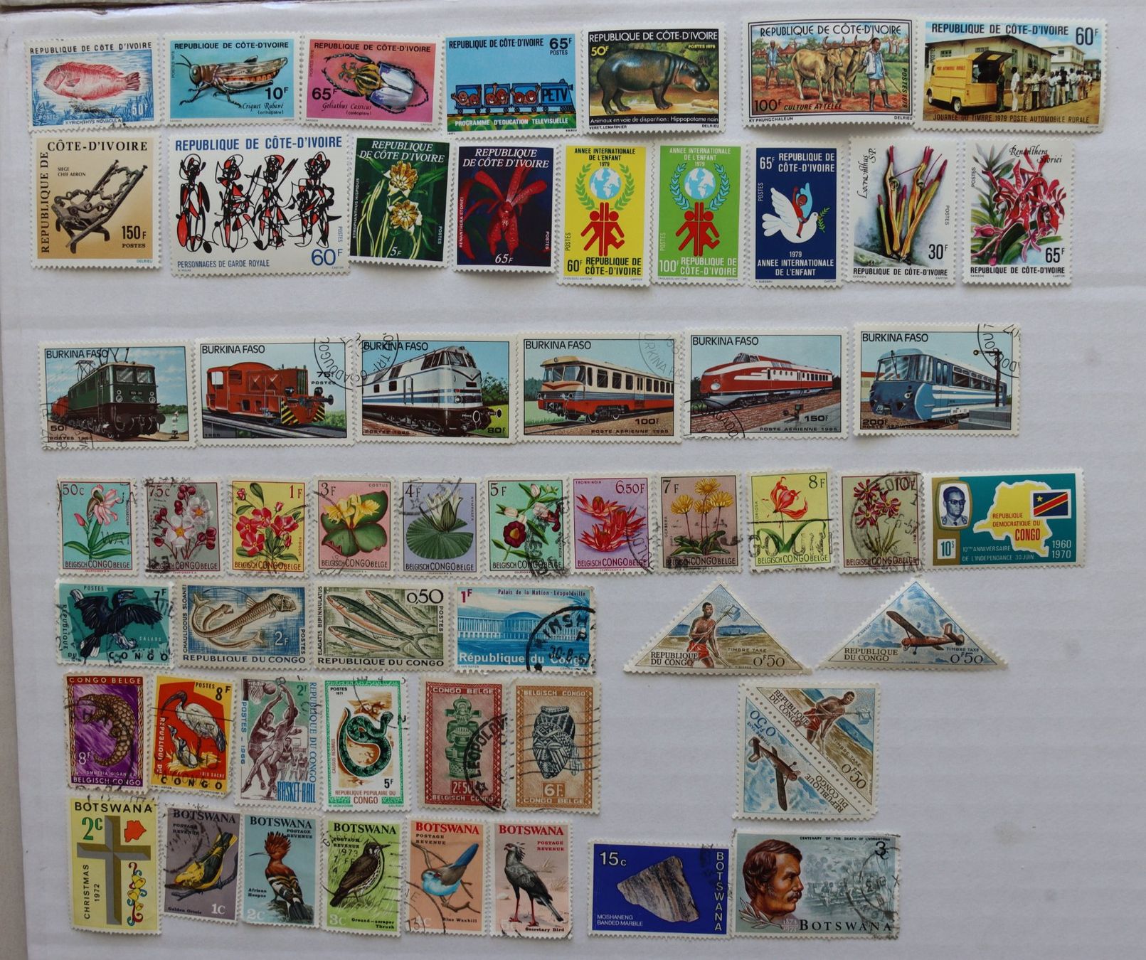 Tutti i francobolli: Briefmarken Afrika (1) – Usato da Oberentfelden venduto da lakipul 2