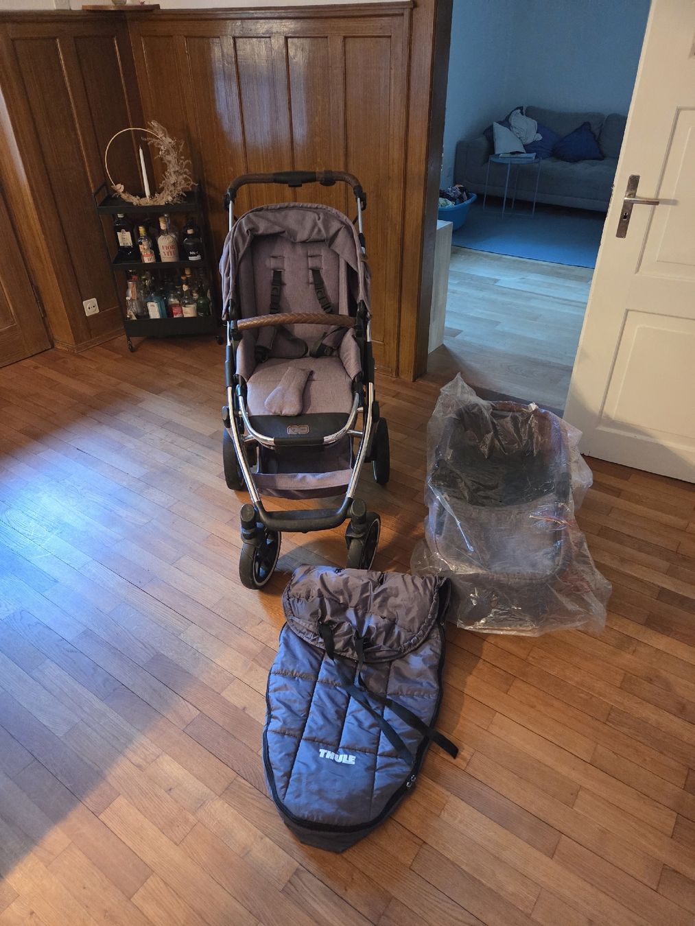 ABC Design Carrozzine: ABC Design Salsa Kinderwagen mit Thule wintersack – Usato da Biberist venduto da lukaskoenig