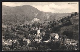 AK Reigoldswil, Panorama mit Kirche