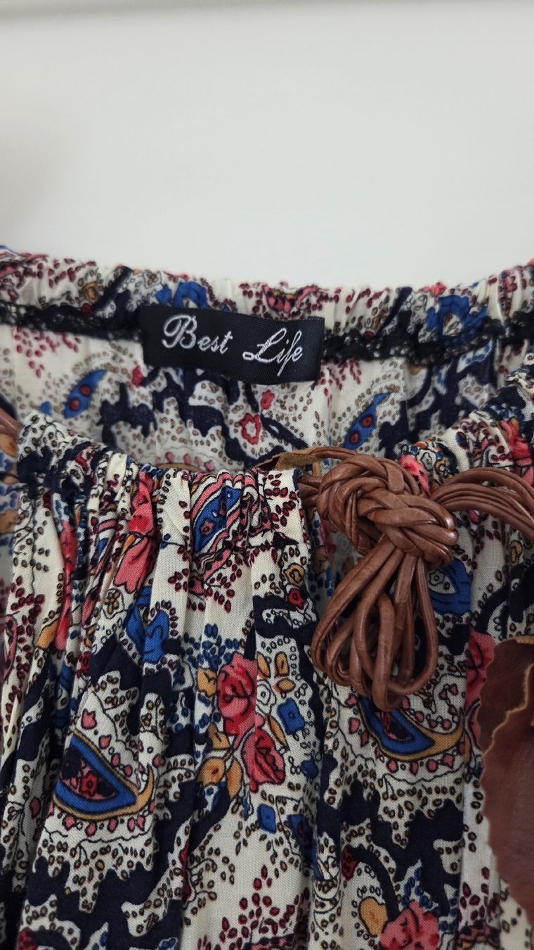 Vestiti: Sommerkleid lang, 100% Baumwolle Gr. S/M – Usato da Courgevaux venduto da mel_v6qd 2