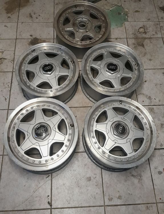 Jantes Alu D'occasion Pour Audi 80/90 (893) - Modèle 1986 - Réf. ALUMINIO 1197558