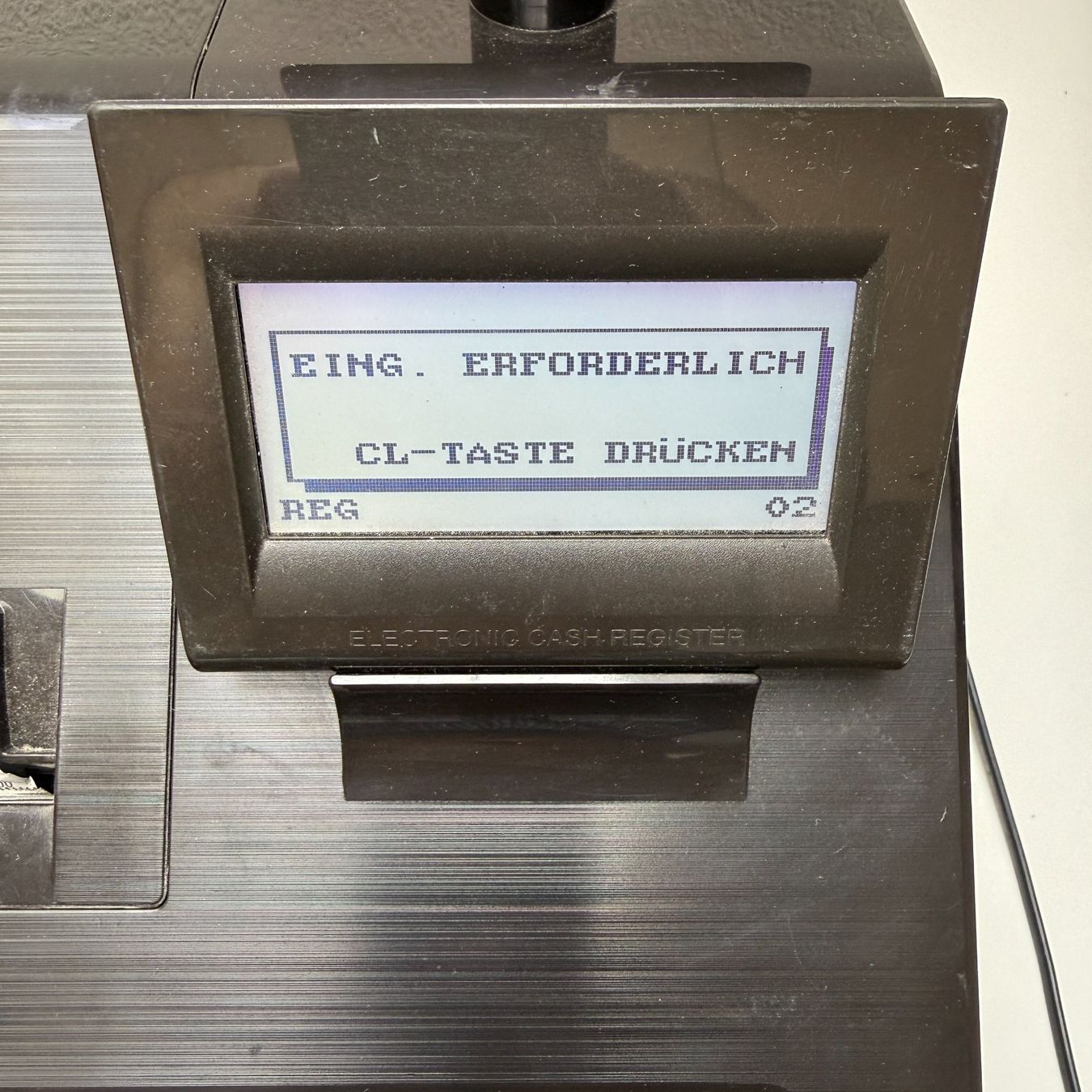 Sharp Registratore di cassa: Sharp XE-A207B Registrierkasse mit Geldschublade – Usato da luzern venduto da ARNI. 6