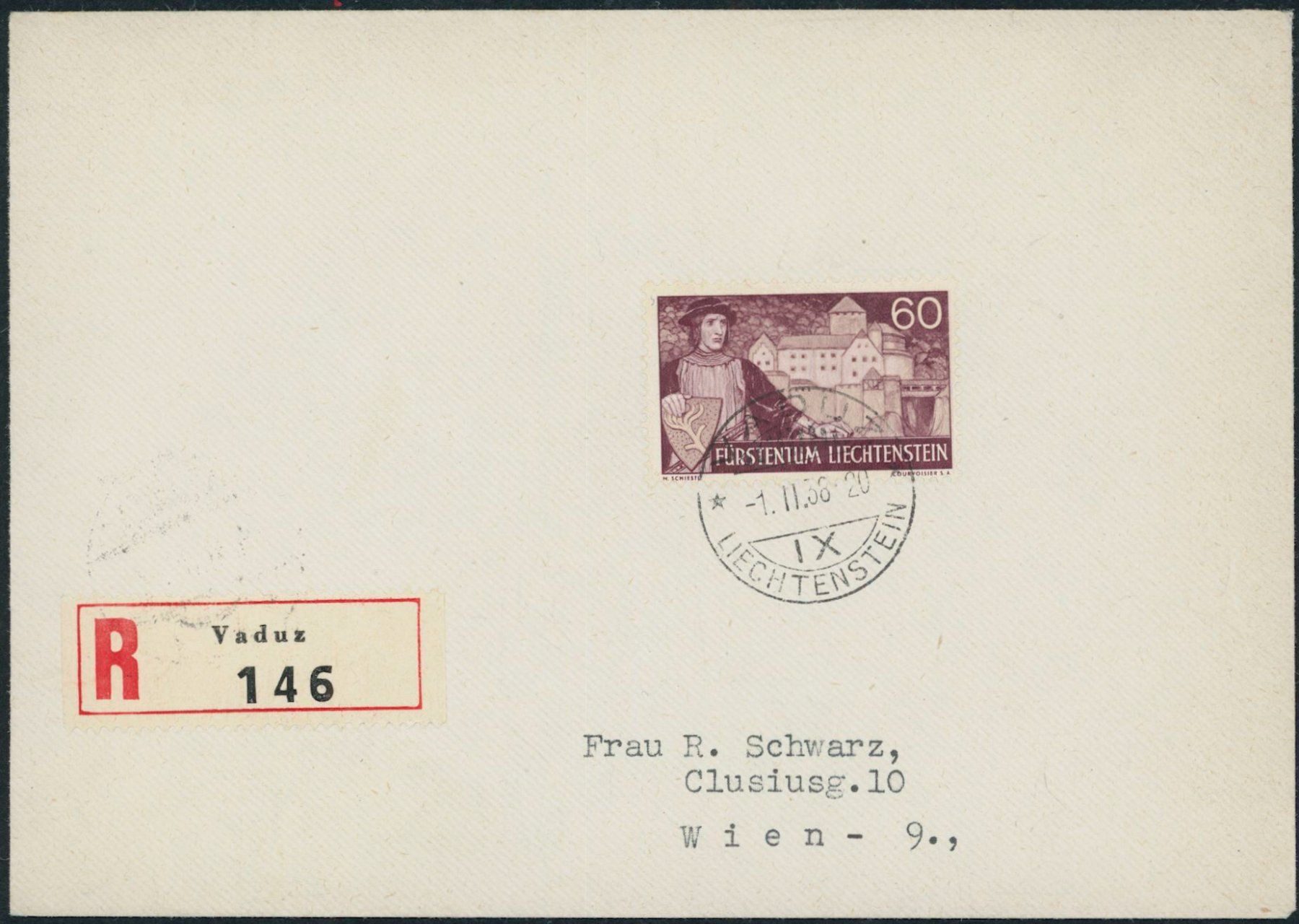 Alle Briefmarken: 1938 - Schlösser - Ersttagsbrief FDC ET – Gebraucht aus Schindellegi von leecollect
