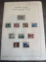 Pro Patria Schweiz Briefmarken Sammlung 1953/54 komplett