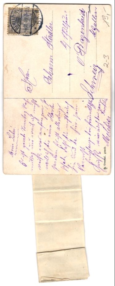Cartoline postali: Leporello-AK Berlin, Ansichten in der Br – Usato da Berlin venduto da bartko-reher 1