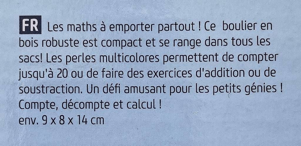 Spiele: Boulier en bois neuf – Gebraucht aus Courtelary von OnTheRoad79 2