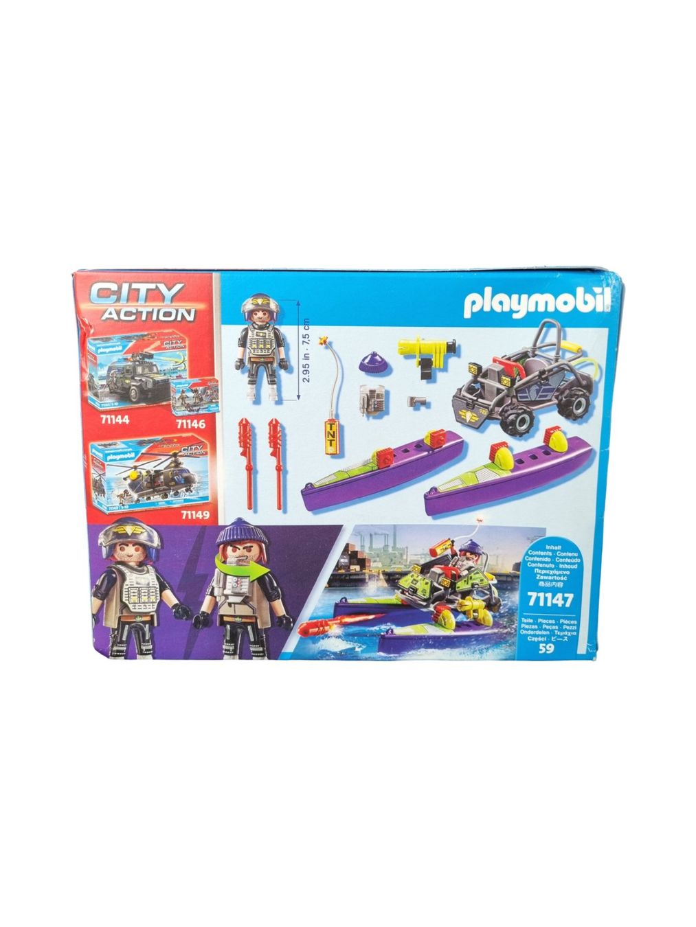 Playmobil Giocattoli: PLAYMOBILE SWAT-Multi-Terrain-Quad – Usato da Wangen b. Olten venduto da Restwert_Wangen 1