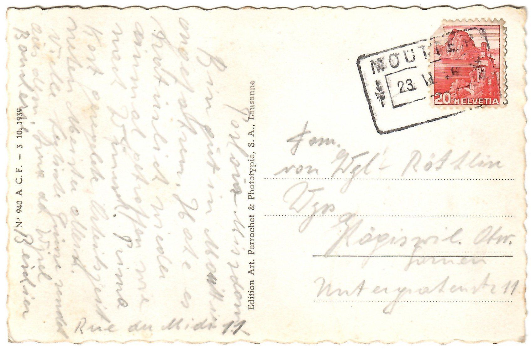 Cartes postales: Ansichtskarte   Moutier – D'occasion à Kerns par etma3 1