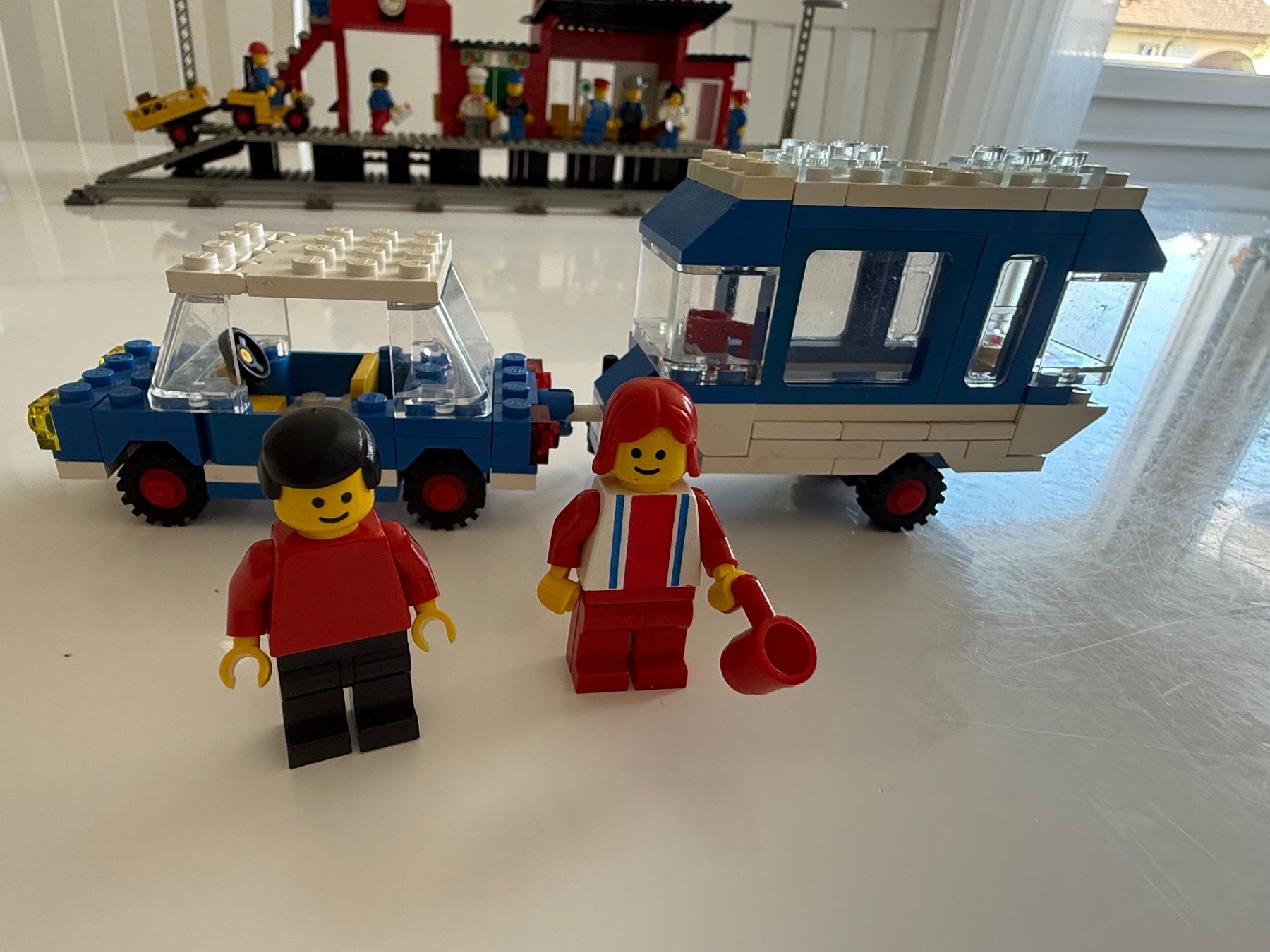 Lego Baukästen: LEGO Train 7824 Train Station / Bahnhof - MIT BONUS-Sets – Gebraucht aus Burgdorf von Pistar 7