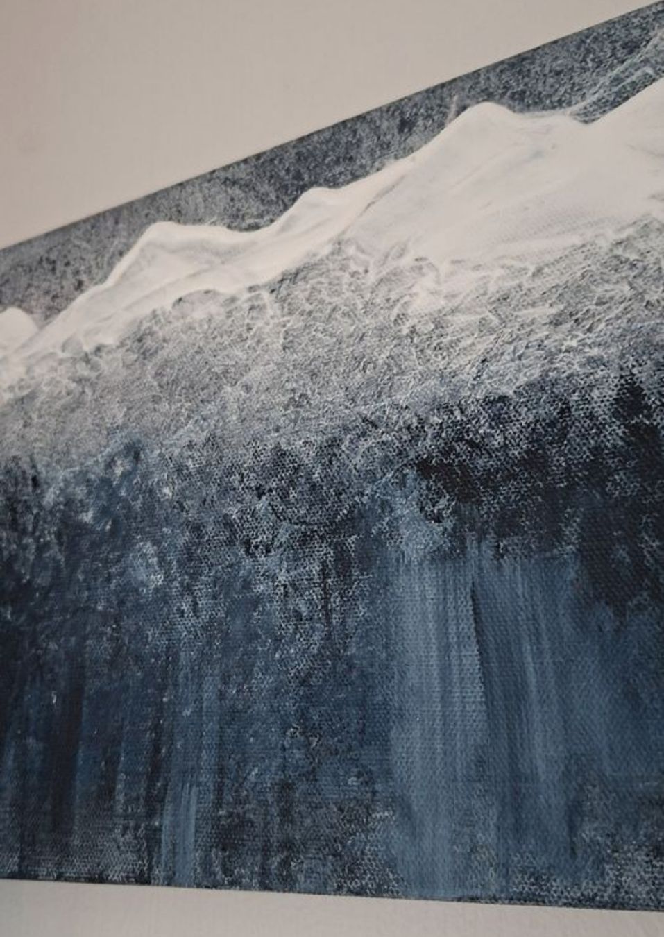 Dipinti: Winterlandschaft  Gemälde  Handgemalt 20×80 – Nuovo (secondo la descrizione) da Riehen venduto da Steinbock1970 4