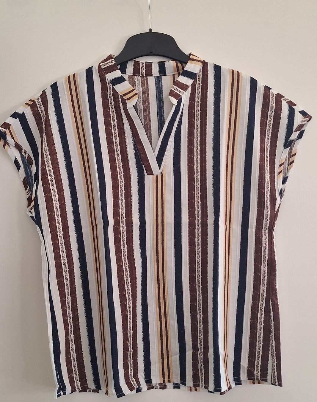 Blusen: Blouse sans manches à rayures taille M – Gebraucht aus Ins von des_vm2v 1