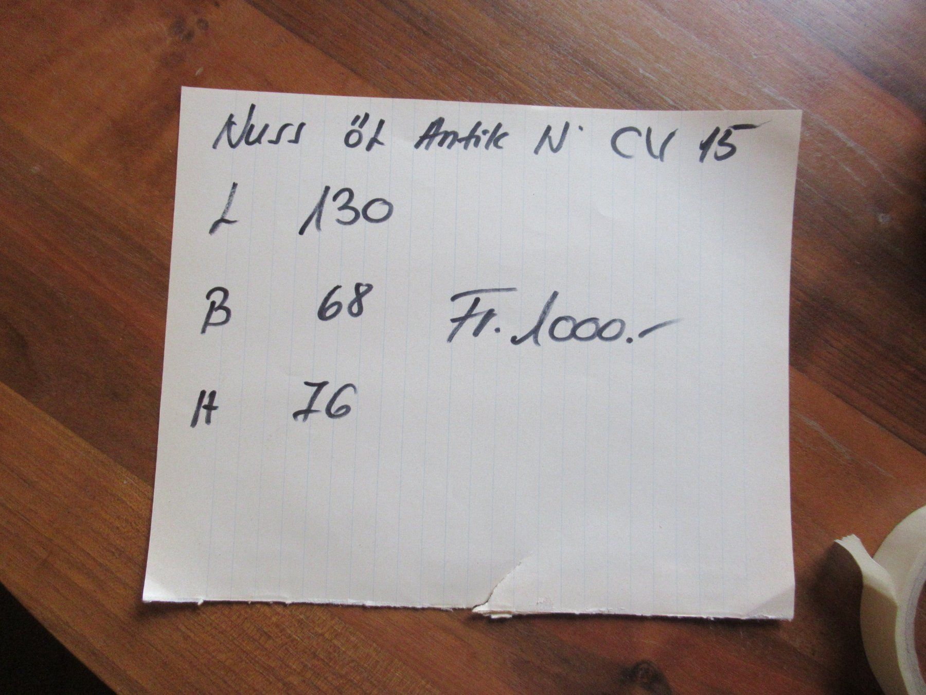 Tavoli: Antike Beizentisch (Nuss/130) – Usato da Berg SG venduto da Pizza58 7