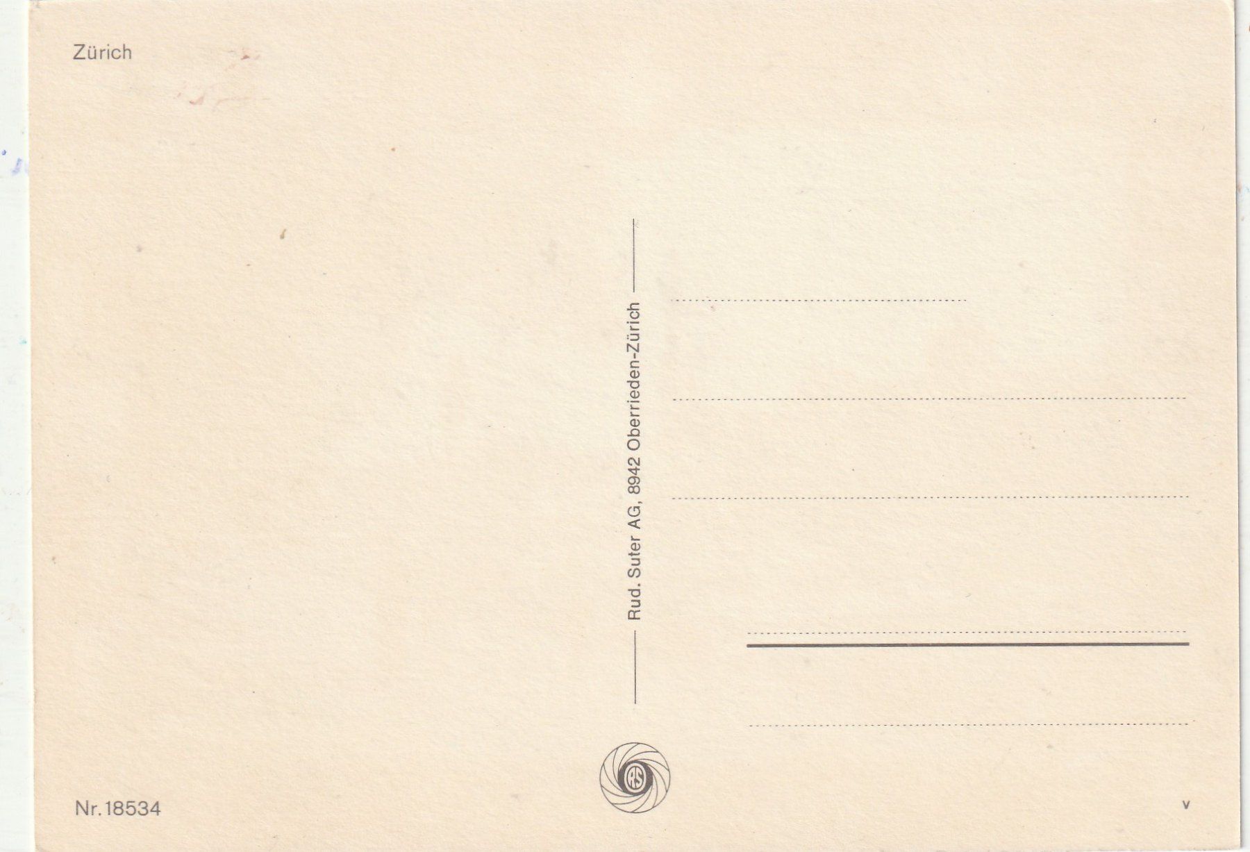Cartoline postali: Zürich – Usato da Lumbrein venduto da made02 1