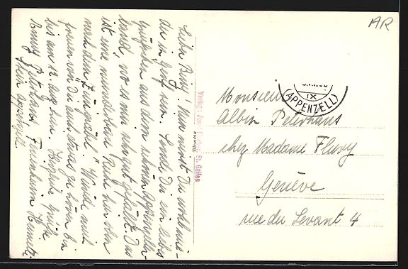 Cartoline postali: AK Stein /App., Ortspartie mit Kirche – Usato da Berlin venduto da bartko-reher 1