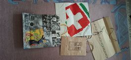 4 Papiertragtaschen vintage