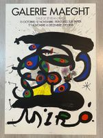 Juan Miro Plakat 1971 Peintures sur papier - Dessins Maeght