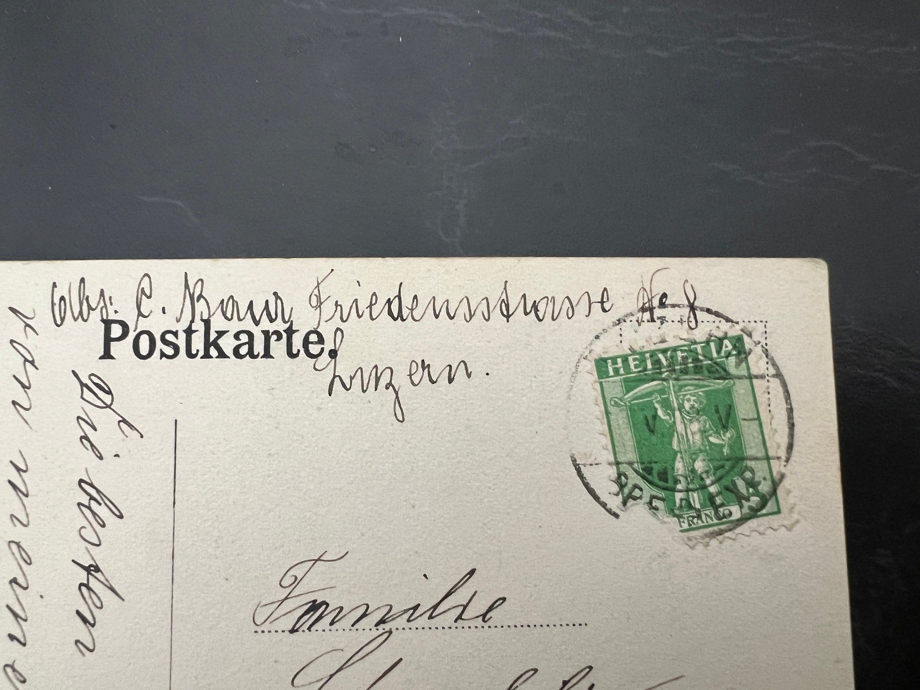 Cartoline postali: AK   1918 Luzern  (G3194) – Usato da Hinwil venduto da Sidi4 1