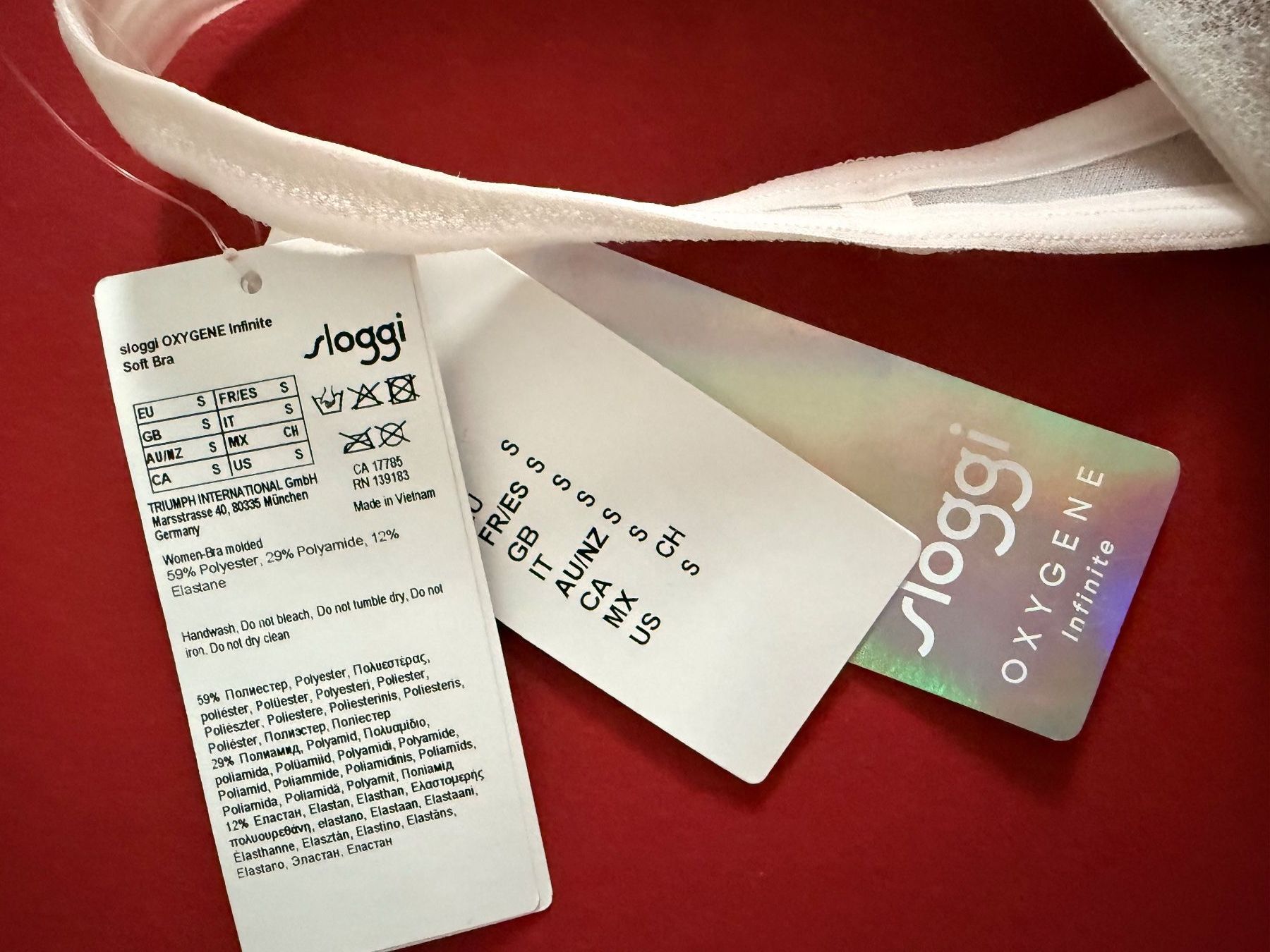 Sloggi Altra biancheria intima: SLOGGi, OXYGENE Infinite Soft Bra, Grösse S, Farbe Weiss – Nuovo e nell'imballaggio originale da Rudolfstetten venduto da gst_g7xl 1