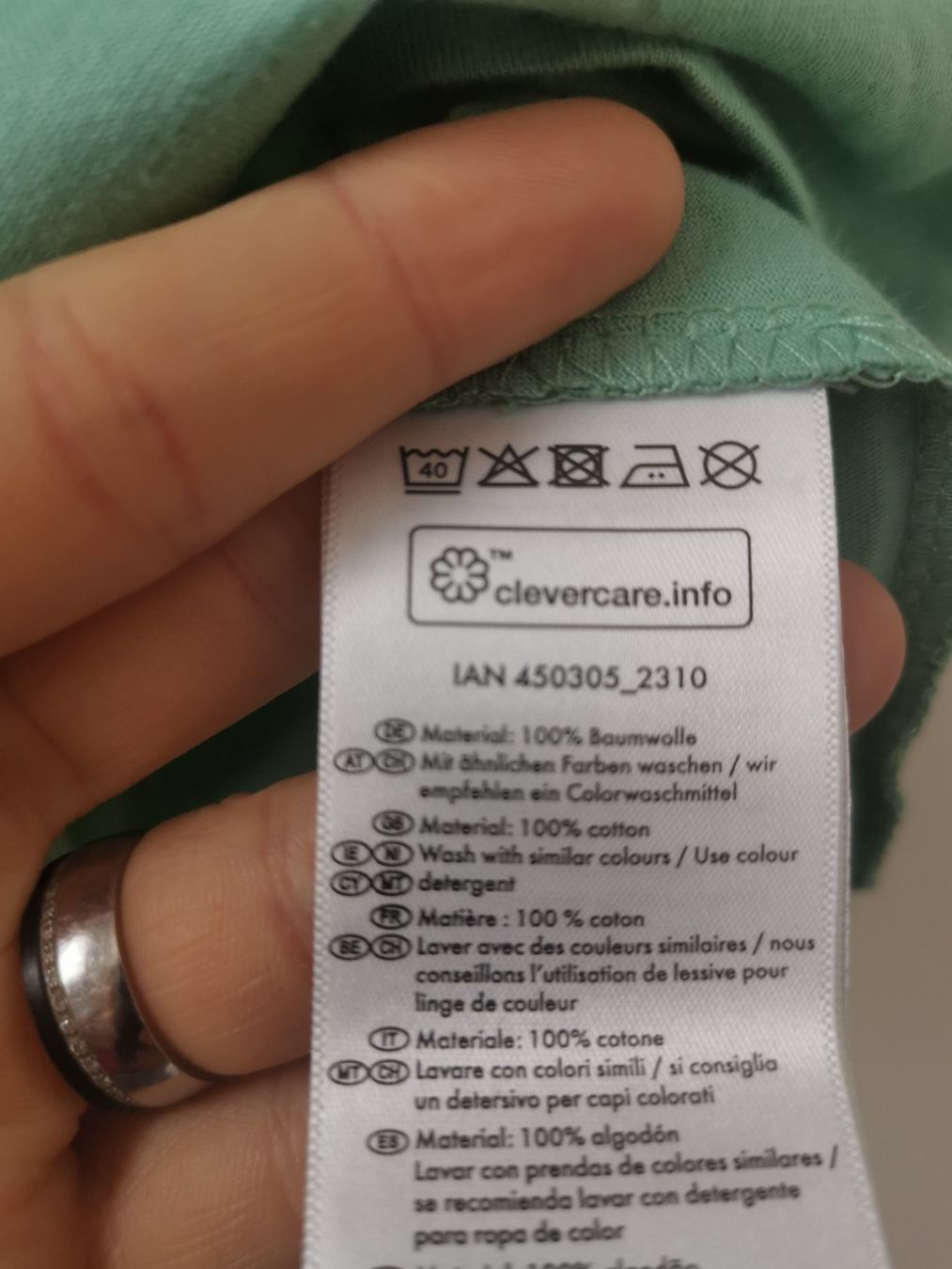 T-Shirts: Shirt / kurzarm / Esmara / M / grün – Gebraucht aus Hergiswil NW von Angfri 2